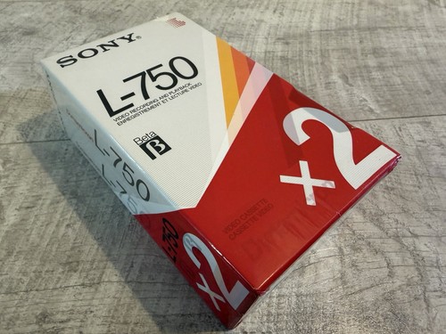 Sony betamax 750 pack beta - sony, 2-pack