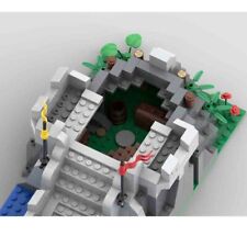 Custom A Medieval Tower Castle Model with a Bridge Modular Buiding 668 Bricks