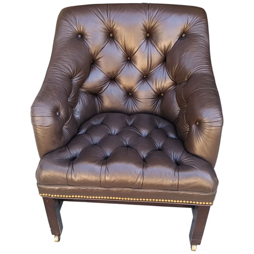 Chesterfield leather chair - chesterfield,