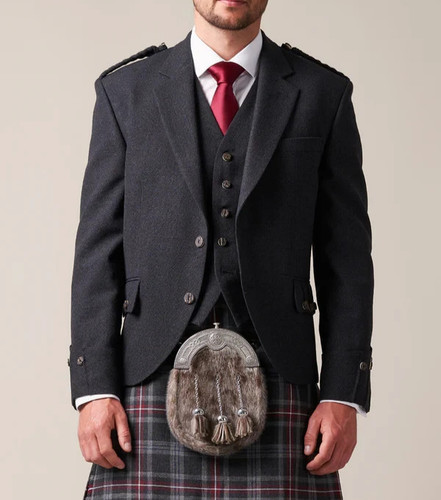 Scottish charcoal grey - , jacket