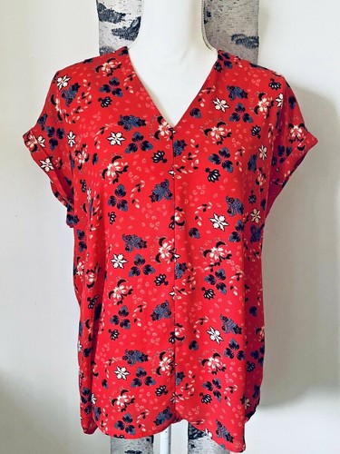 Pleione red blouse with - pleione,