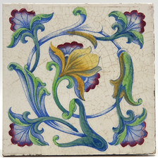 Antique Fireplace Tile