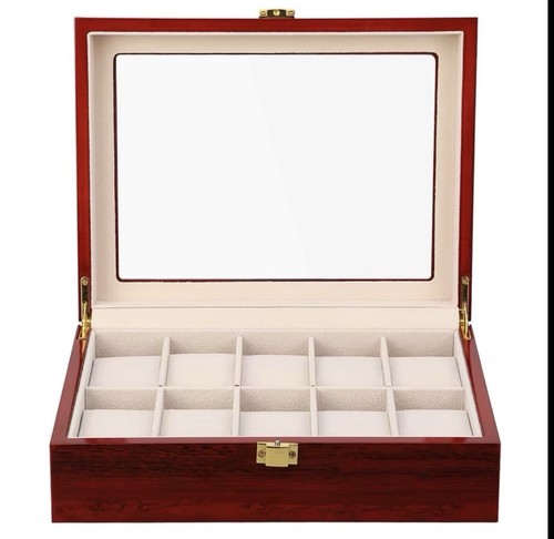 Wooden watch box slot - watch,