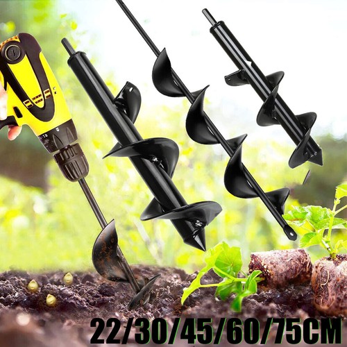 Auger spiral drill bit - drill, fence