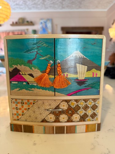 Japanese wooden box hakone - wooden,