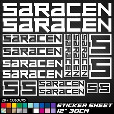 16x SARACEN Vinyl Decal