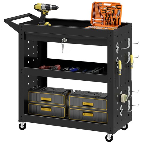 Homcom storage trolley - homcom,