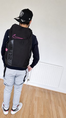 Nike elite bag pink black - bag, pink/black