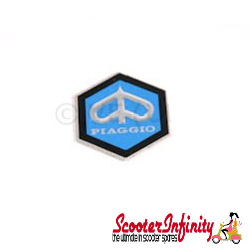 Badge horncast horn - horn, hex