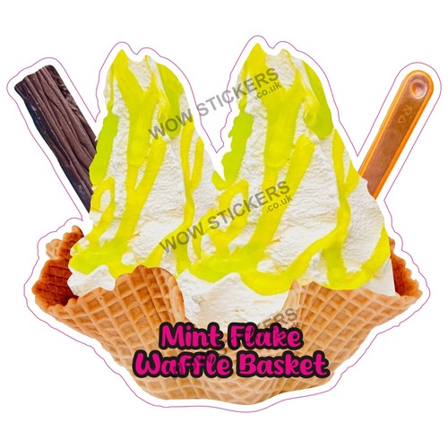Ice cream van sticker - van,