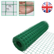 Green PVC Coated Welded Wire Mesh Garden Pet Dog Cat Bird Aviary Rabbit Fencing