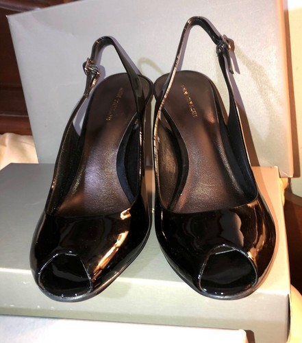 Ann taylor black patent - ann,