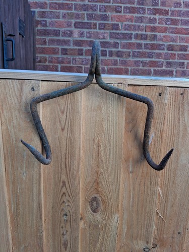 Vintage rusty iron butchers - vintage,