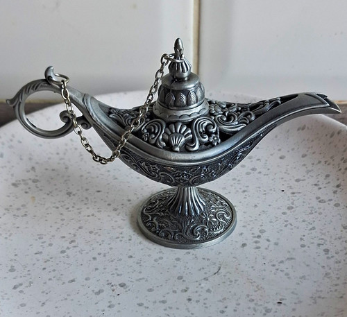Ornate silver metallic - silver,