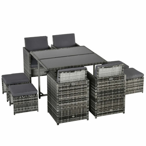 Seater cube rattan - 8,