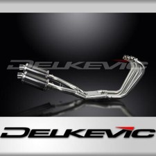 Yamaha FJ1100 1984-1985 Full Exhaust 4-2 225mm Oval Carbon Silencers