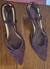 PURPLE LADIES SLINGBACK SHOES