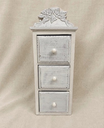 Whitewashed wood drawer - whitewashed,