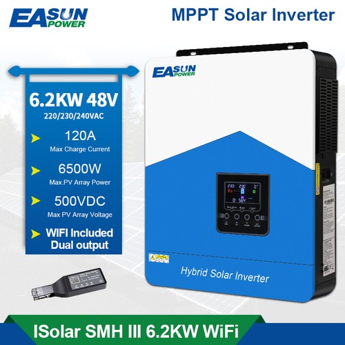 Easun 2kwsolar inverter - 6.2kwsolar,
