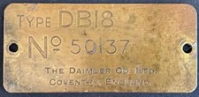 DAIMLER DB18 BODY NO 50137