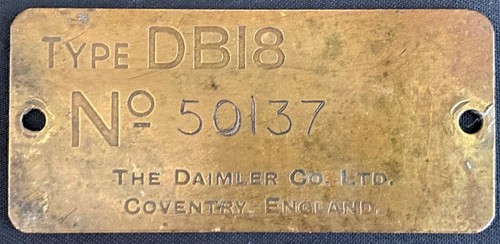 Daimler db18 body 50137 - daimler, no