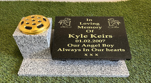 Personalised memorial stone - memorial, &