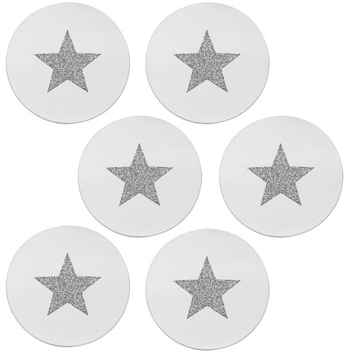 6pc diamante crystal - 6pc, star