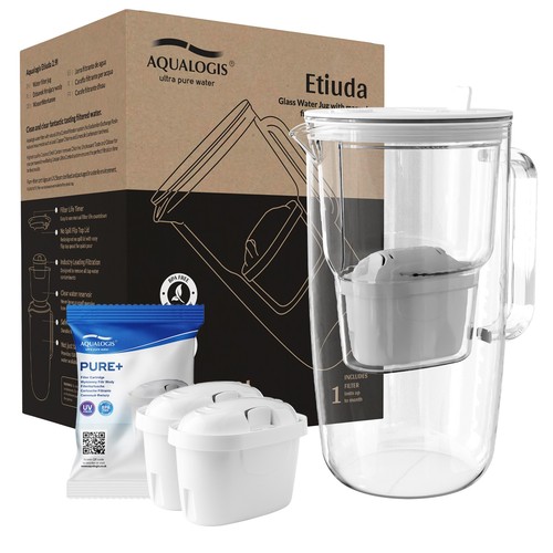 Aqualogis glass water filter - glass,