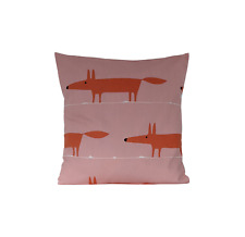 Cushion Cover in Scion Midi Fox Milkshake Pink Orange  14" 16" 18" 20"