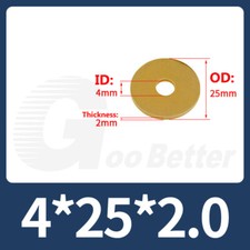 FLAT WASHERS - BRASS M2 M2.5