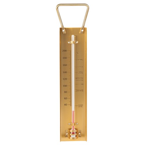 Brass jam sugar thermometer - jam,
