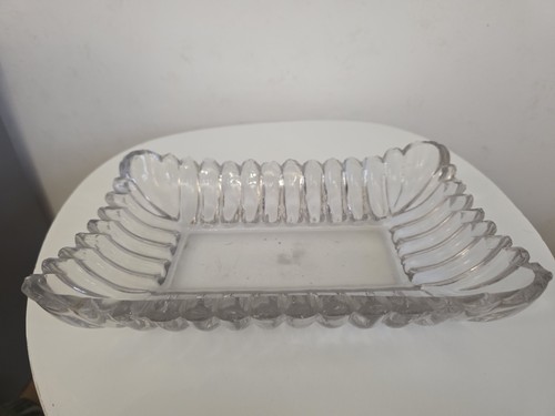 Vintage fostoria glass relish - fostoria,
