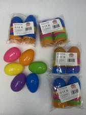 24 x Fillable Eggs Easter Hunt Gifts, Plastic Filler Easter Eggs Colourful