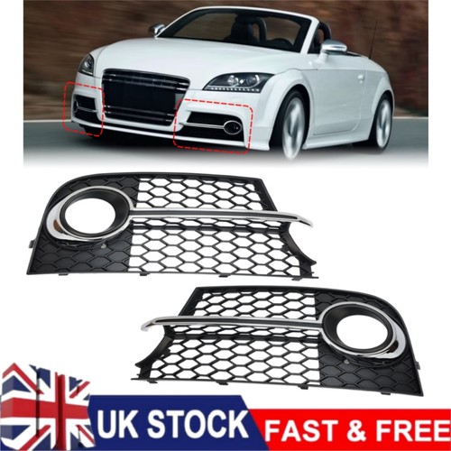 Front bumper fog light grill - light,