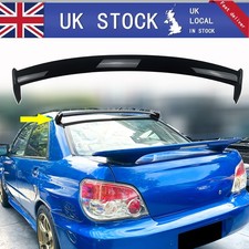 REAR ROOF SPOILER FOR SUBARU IMPREZA WRX STI SALOON MK2 2000-2008 GLOSSY BLACK
