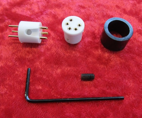 Tonearm plug and socket - tonearm, 24k