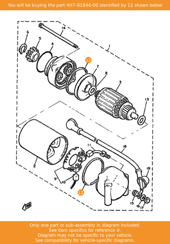 Yamaha gasket 4h7 - yamaha, 4h7-81844-00