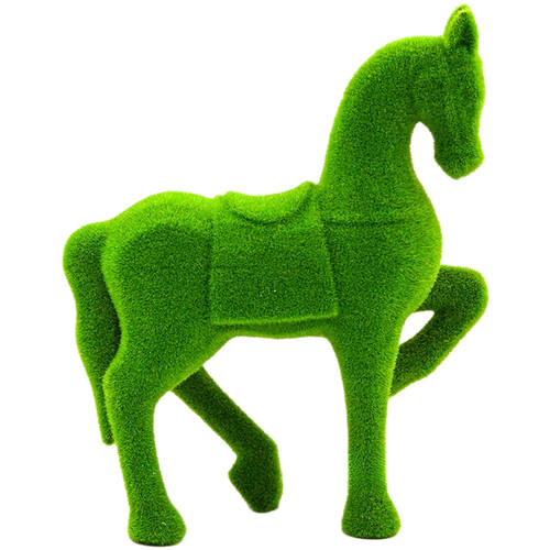 Resin horse garden ornament - resin,