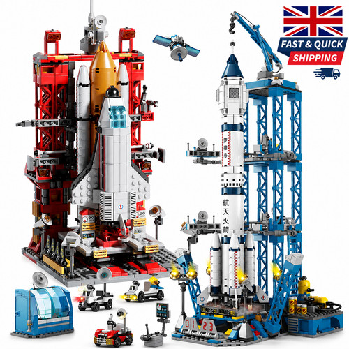 Space rocket building blocks - space,