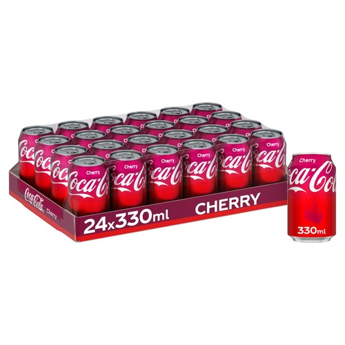 Coca cola classic can - can, cherry