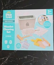 Aldi Little Town Wooden Cleaning Set