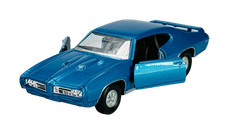 WELLY 1969 PONTIAC GTO BLUE