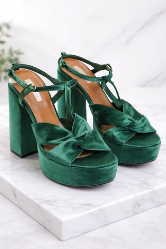 Primark twist knot - primark, emerald