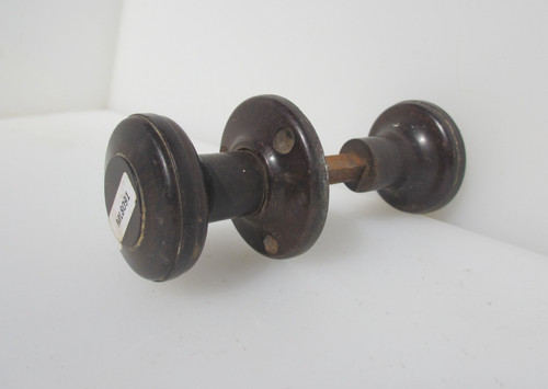 Vintage bakelite door knobs - bakelite,