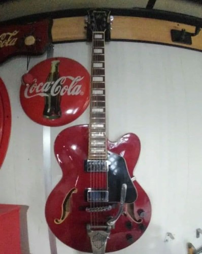 Ibanez red archtop electric - ibanez,