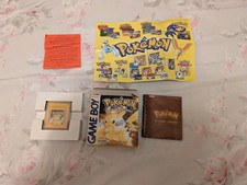 Pokemon Yellow Version Nintendo Gameboy UK PAL Genuine Fully Complete In Box 