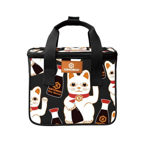 Kikkoman lucky cat - cat, bag