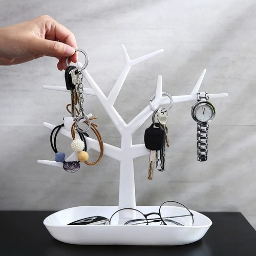 Tree shaped jewelry display - tree,