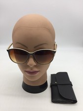 Chanel Women's Black/White Fashion Sunglasses 57-17-137 Brown Lens