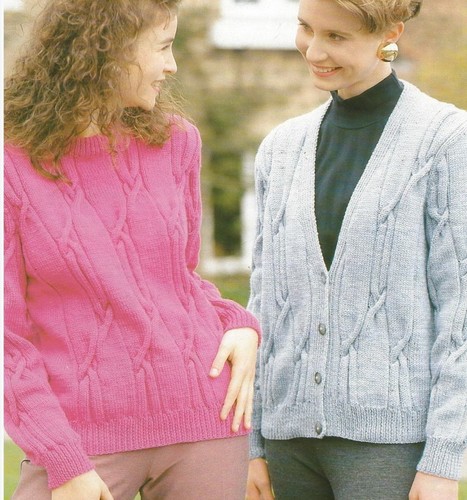 Ladies cable cardigan and - cardigan,